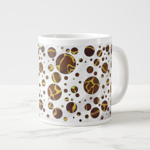 Tasse Géante Giraffe Brown et jaune