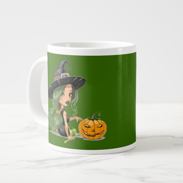 Tasse Géante Halloween heureux - (Devant gauche)