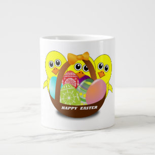 TASSE GÉANTE "HAPPY EASTER" CHICS