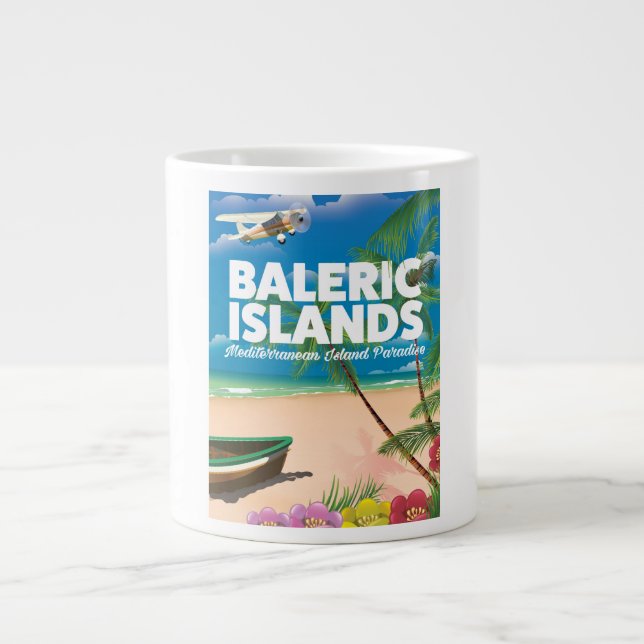 Tasse Géante îles balériques paradis méditerranéen (Devant)