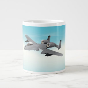 Tasse Géante Illustration d'avion militaire A10