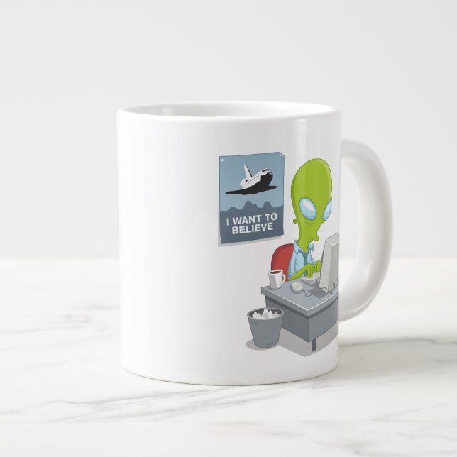 Tasse Géante Je Veux Croire (Devant droit)