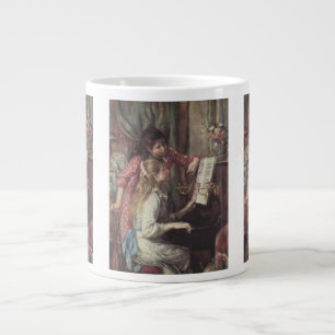Tasse Géante Jeunes filles au piano de Pierre Renoir