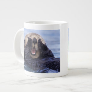 Tasse Géante Jolie loutre de mer   Alaska, États-Unis