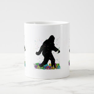 Tasse Géante Joue À La Squatchine Au Nouvel An