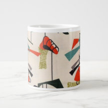 Jumbo Mug, tissu atomique moderne du milieu du siè