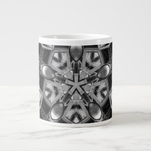 Tasse Géante Kaleidoscope gris foncé Star...