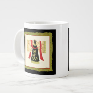 Tasse Géante Kimono japonais traditionnel avec impression flora