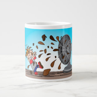 Tasse Géante La dunette a frappé la fan