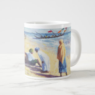 Tasse Géante La plage chez Abene Sénégal 1997