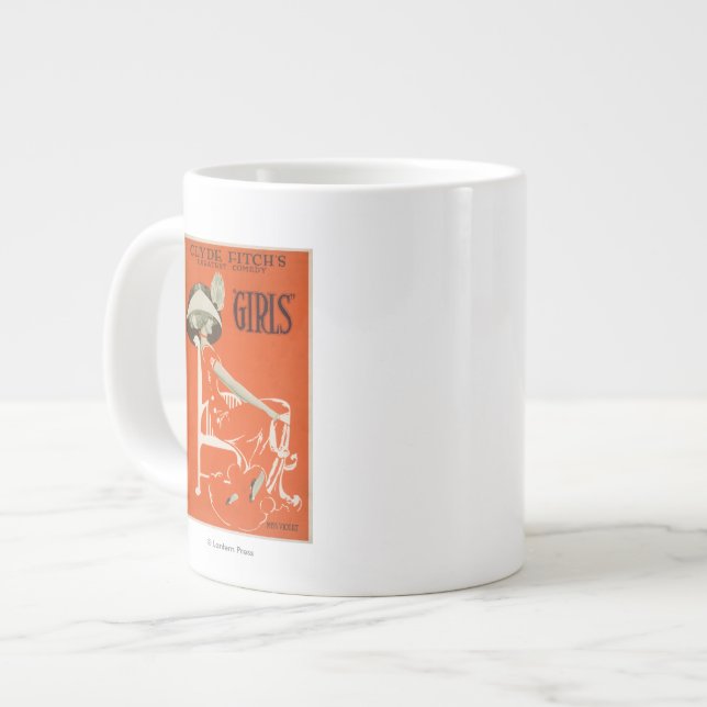 Tasse Géante La plus grande comédie de Clyde Fitch, "Girls" The (Devant gauche)