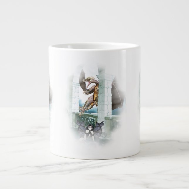 Tasse Géante La Vignette du Dragon (Devant)