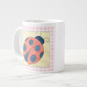 Tasse Géante Ladybug Trio Atterrissage sur Fleurs
