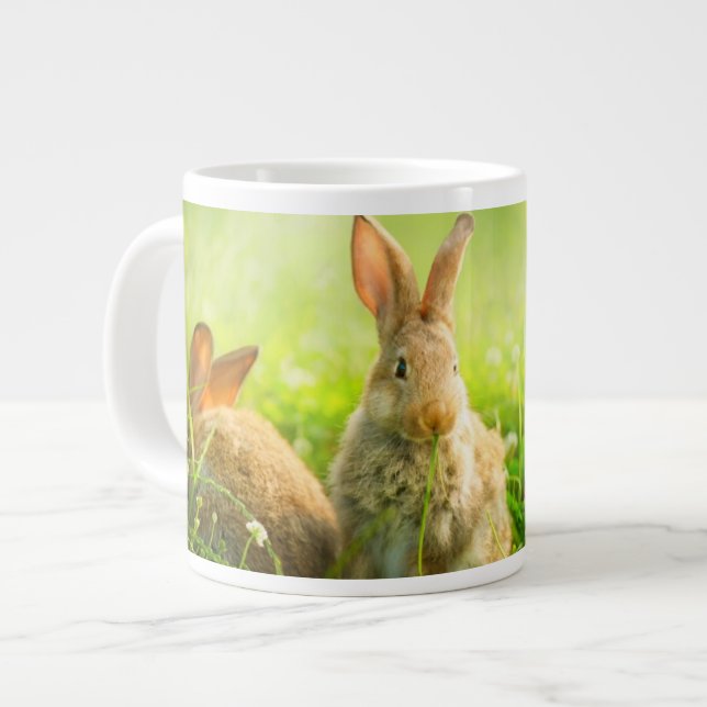 Tasse Géante Lapin de Pâques (Devant gauche)