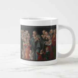 Tasse Géante Le Christ bénisse les enfants