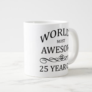 Tasse Géante Le plus beau 25 ans du monde