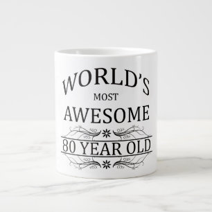 Tasse Géante Le plus génial des 80 ans du monde