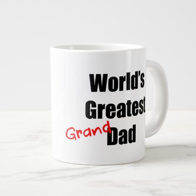 Tasse Géante Le plus grand grand grand pays du monde (Devant droit)