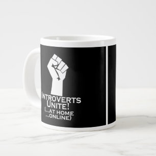 Tasse Géante Les initiés s'unissent, à la maison, en ligne, amu