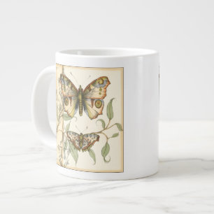 Tasse Géante Les papillons Tandem sur les Feuilles verts