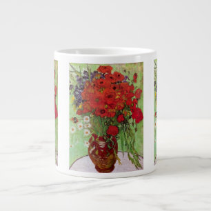 Tasse Géante Les pavots rouges et les marguerites de Vincent va