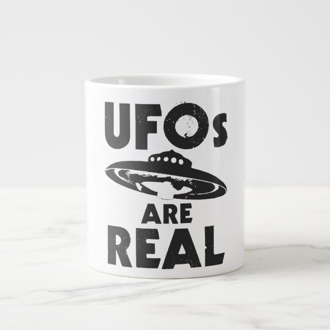TASSE GÉANTE LES UFO SONT VRAIS (Devant)