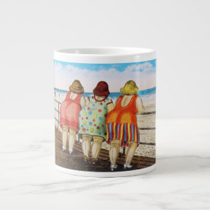 Tasse Géante Les Vintages Fats Bottomées à la plage