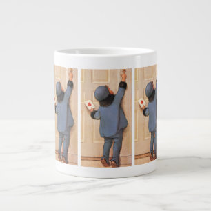 Tasse Géante Lettre d'amour vintage de Jessie Willcox Smith