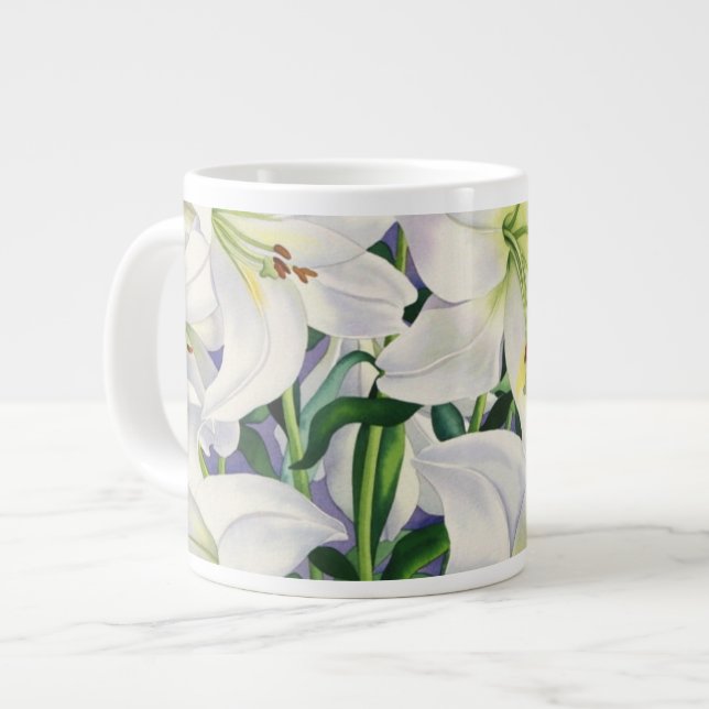 Tasse Géante Lis blancs 2008 (Devant gauche)