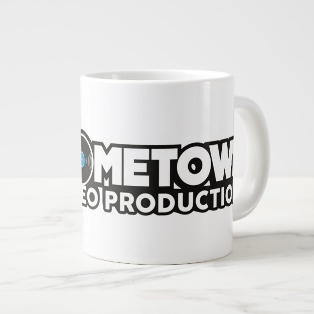 Tasse Géante Logo d'Awesometown (Devant droit)