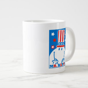 Tasse Géante M. Happy Avec Le Casquette Patriotique