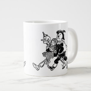 Tasse Géante Mage de l'Oz vintage Dorothy dormant avec des pavo