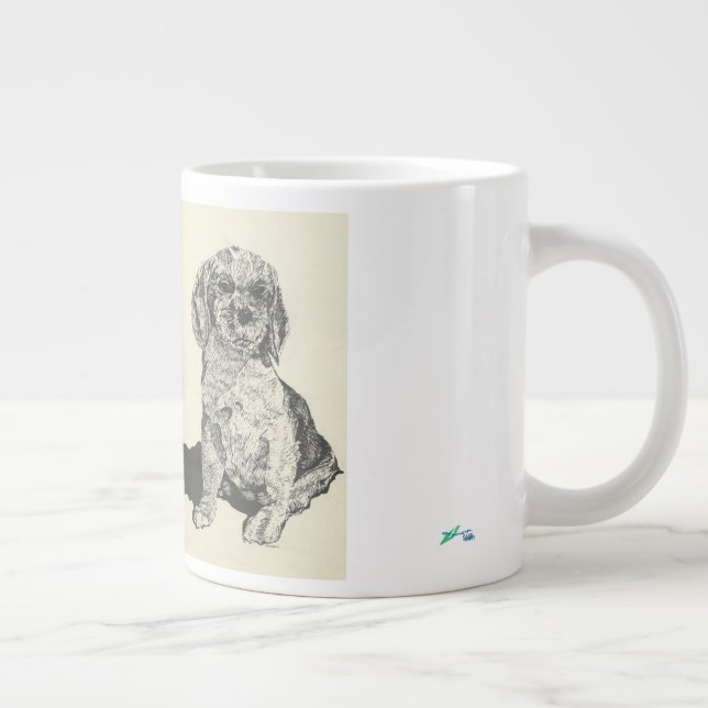Tasse Géante Mans Best Friend Cocker Spaniel (Droite)