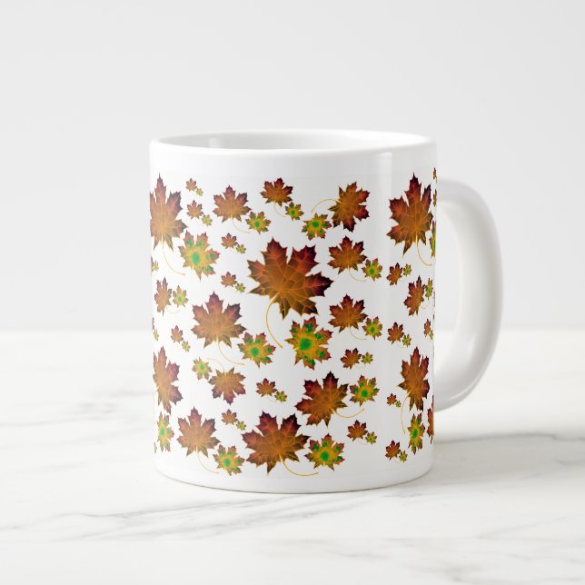 Tasse Géante Maple Leaf Fall (Devant droit)