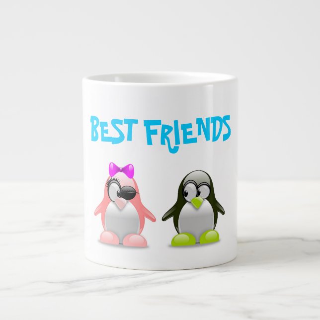 TASSE GÉANTE "MEILLEURS AMIS" PENGUINS (Devant)