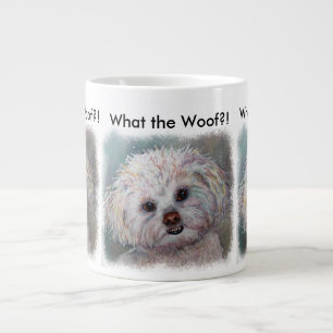 TASSE GÉANTE MÉLANGE MALTAIS BLANC DOUX DE YORKIE
