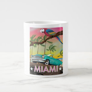 Tasse Géante Miami vintage retro