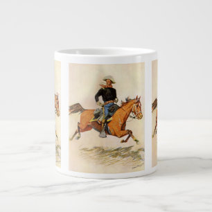 Tasse Géante Militaire Vintage, Un Officier de Cavalerie par Re