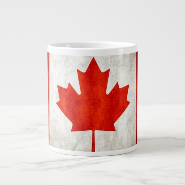 Tasse Géante mmug de spécialité de drapeau du Canada (Devant)