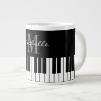 Monogramme personnalisé grand bonbon pour piano