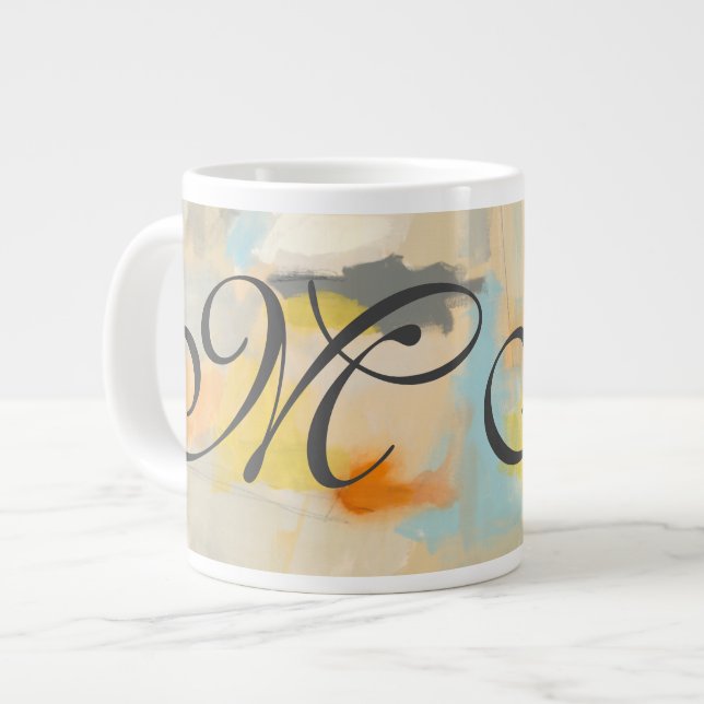 Tasse Géante Monogramme | Sacré II (Devant gauche)