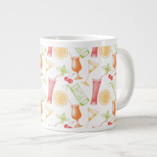 Tasse Géante Motif à cocktails croisés