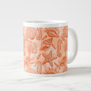 Tasse Géante motif à main de mer