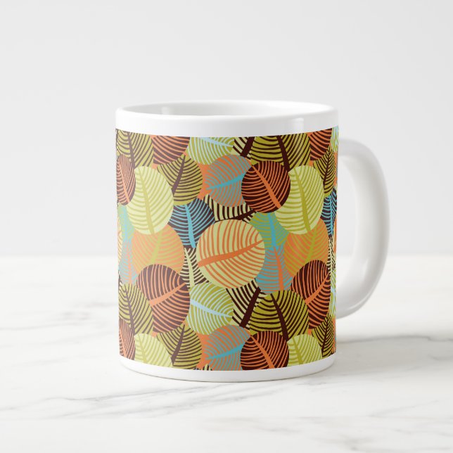 Tasse Géante motif Abstrait (Devant droit)