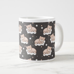 Tasse Géante motif avec le petit sommeil d'ours