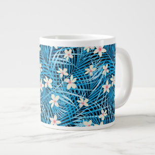 Tasse Géante Motif bleu de palmettes