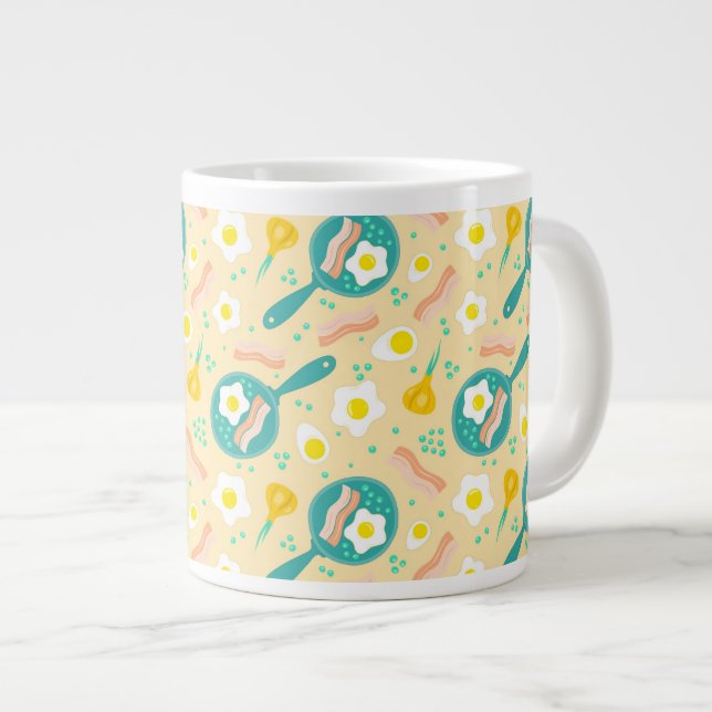 Tasse Géante Motif de petit déjeuner (Devant droit)