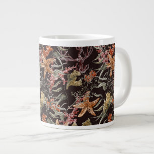Tasse Géante Motif de Shabby Sea Life