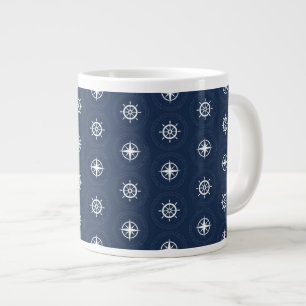 Tasse Géante Motif d'outils maritimes