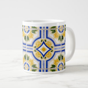 Tasse Géante motif en tuiles vives, Portugal
